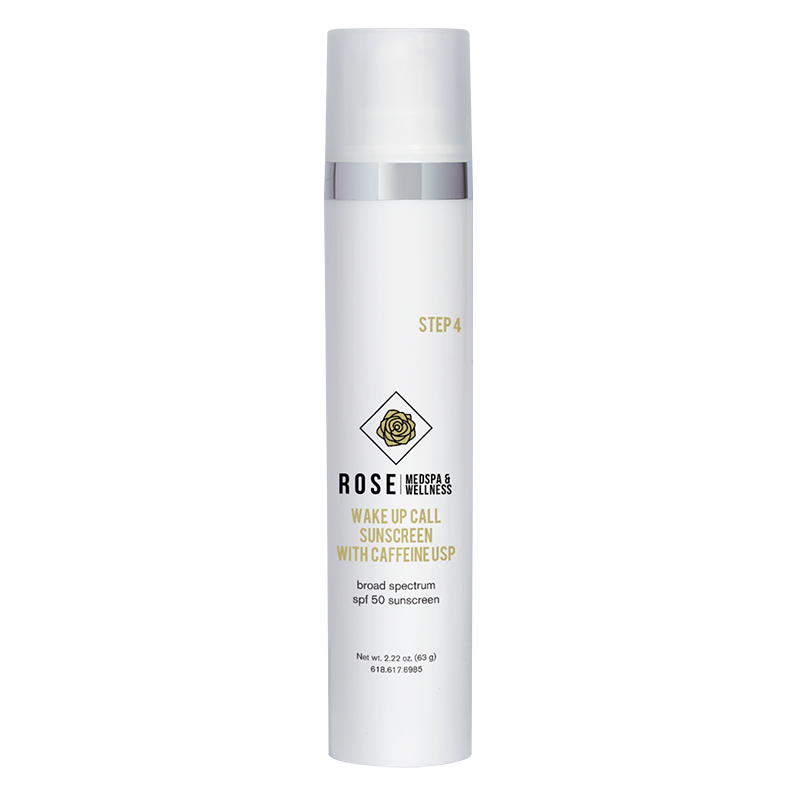 Wake Up Call Moisturizer with Caffeine USP, Product of Rose MedSpas and Wellness